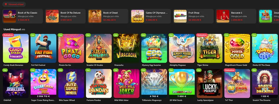 betsafe casino games