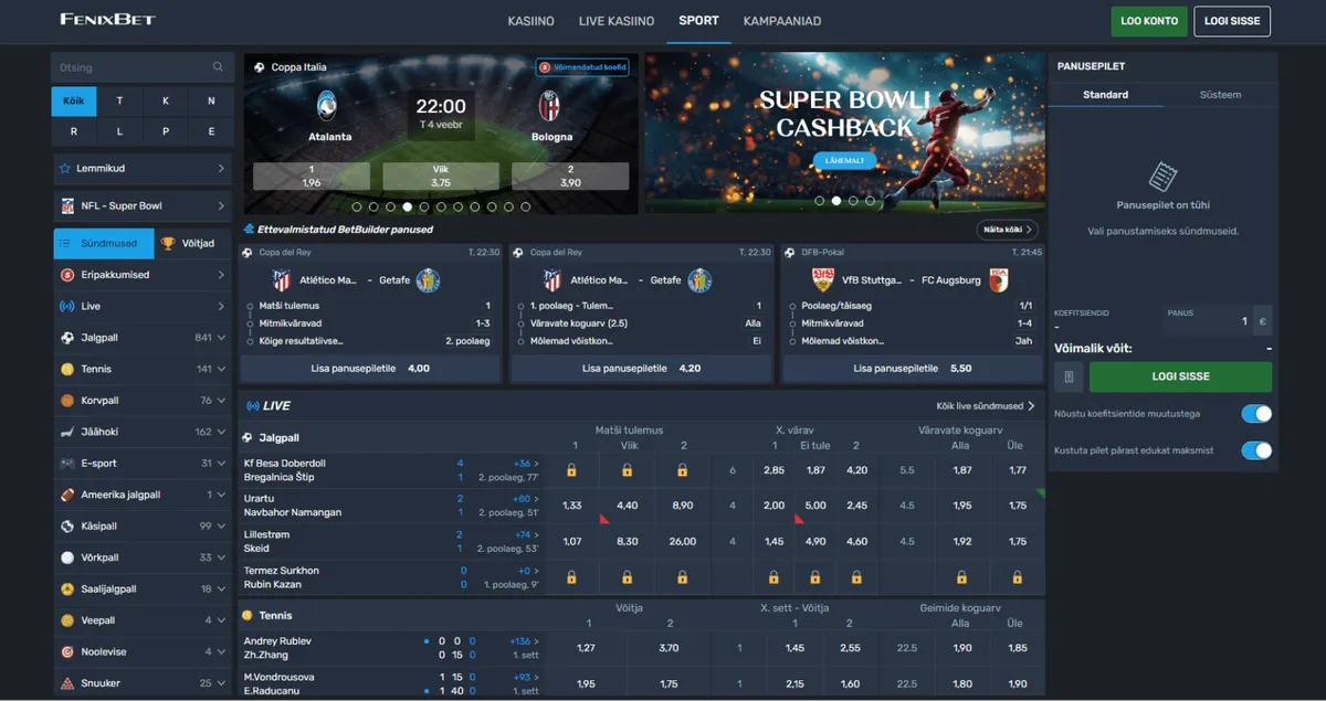 fenixbet casino sports betting