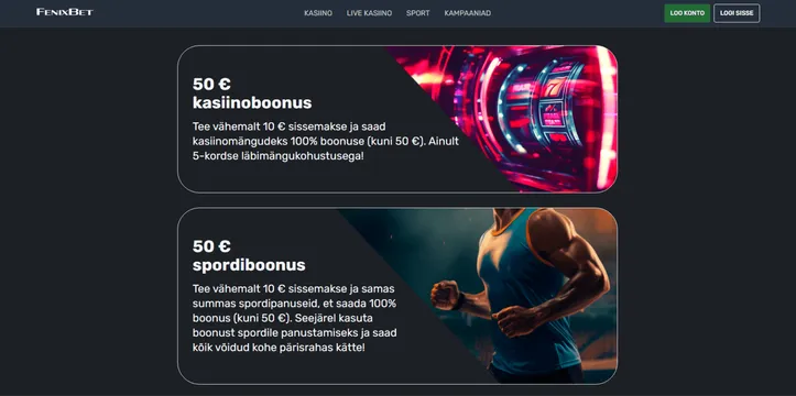 fenixbet casino welcome bonus