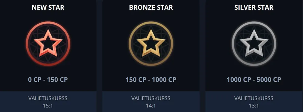 goldenstar casino vip