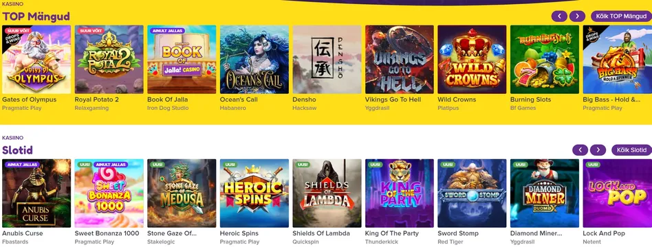 jalla casino slots
