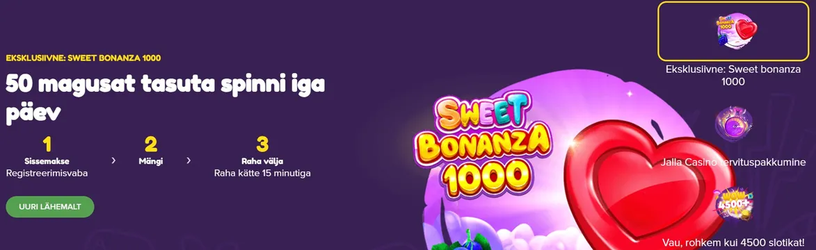 jalla casino health bonus
