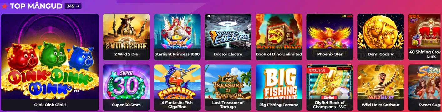 olybet casino games