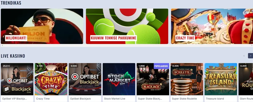 optibet live casino
