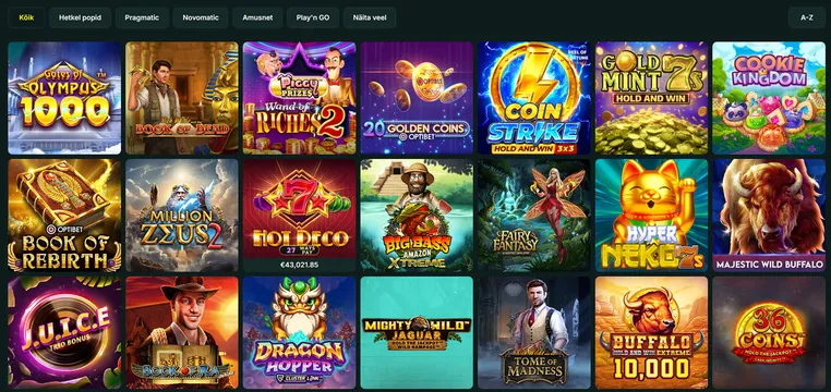 optibet casino slots