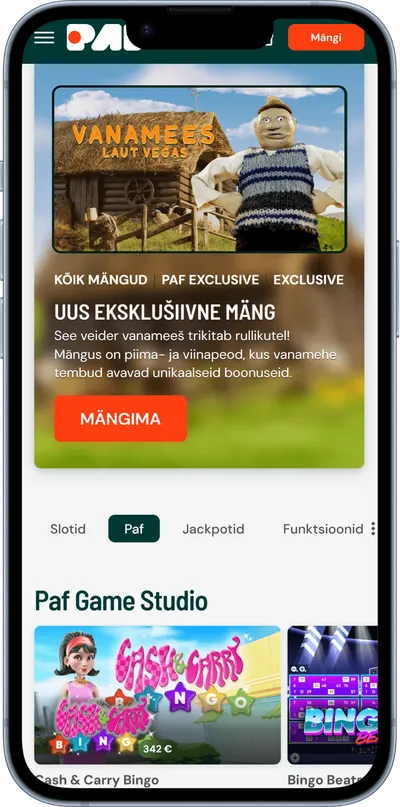 paf mobile casino games