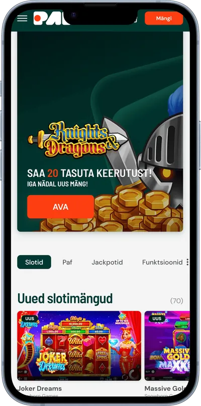 paf mobile casino slots