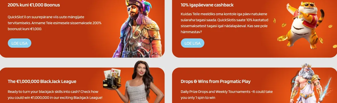 quickslot casino offers