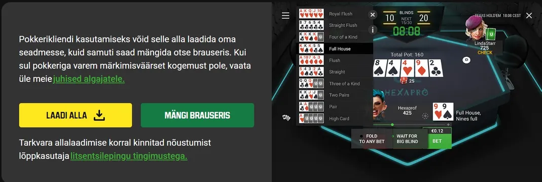 unibet casino poker