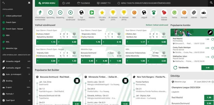 unibet casino sports betting