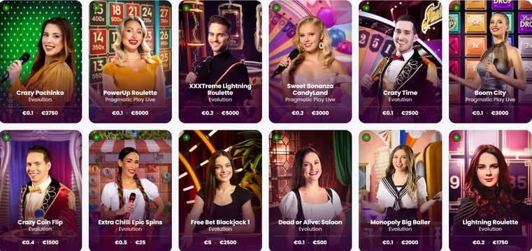 winnerz live casino
